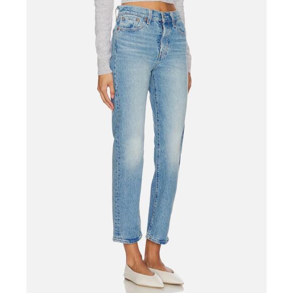LEVI'S Womens Wedgie Straight Jeans 30x28 US 10 Calling All Blue 34964-0178 NWT